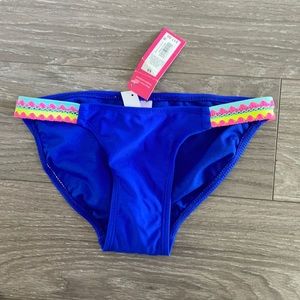 Xhilaration blue cheeky bikini bottom from Target